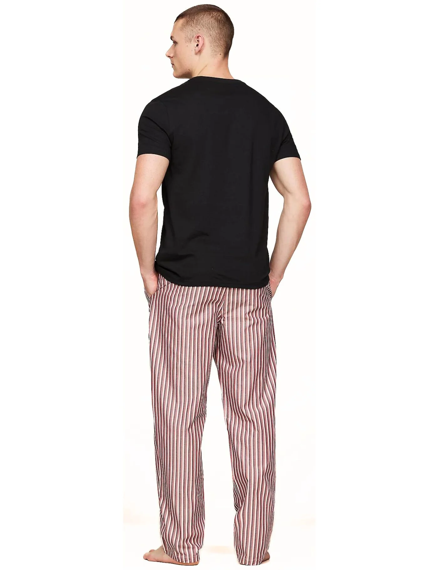 3-Pack Signature Lounge T-Shirts, Black - Image 4