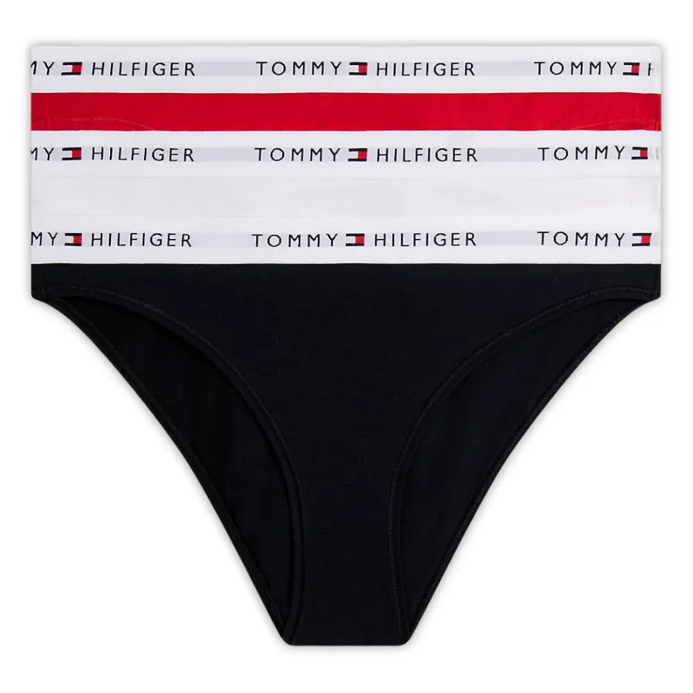 3-Pack TH Original Bikini Briefs, Desert Sky, White and Primary Red