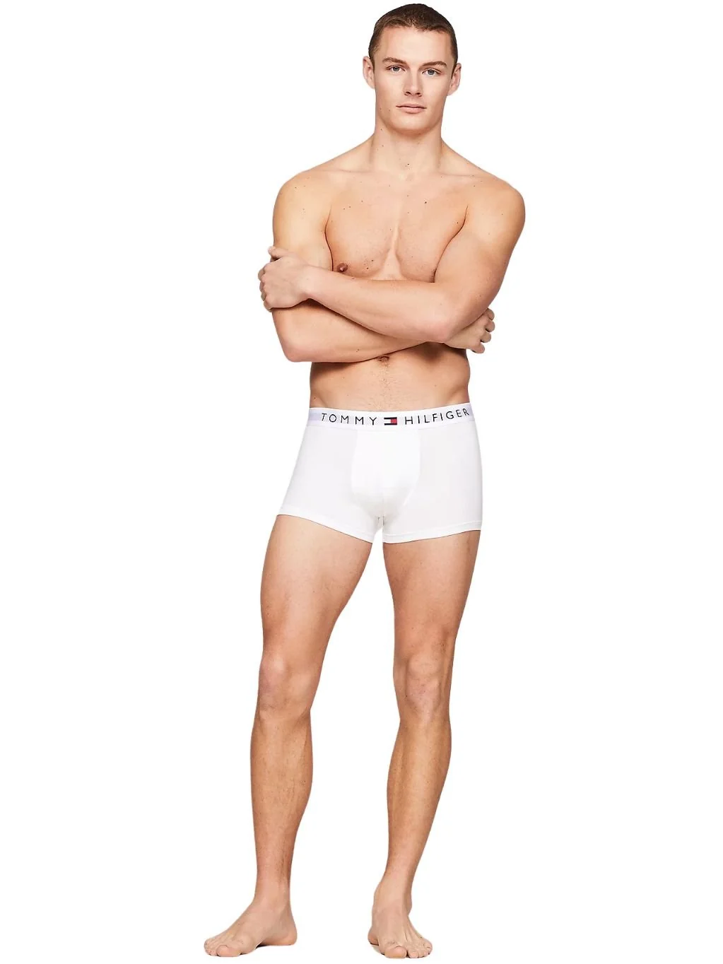 3-Pack TH Original Logo Boxer Trunks, Navy/White/Grey - Image 4