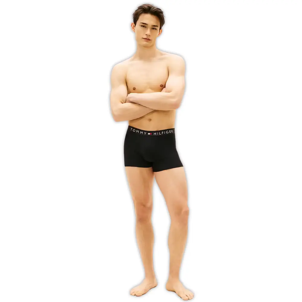 3-Pack TH Original Rib Boxer Trunks, Black - Image 4