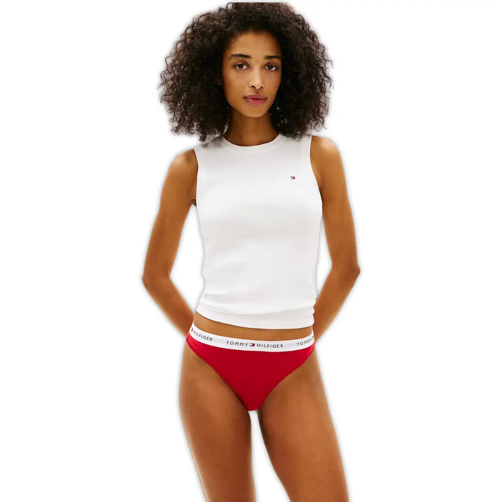 3-Pack TH Original Thongs, Navy, White and Red - Image 2