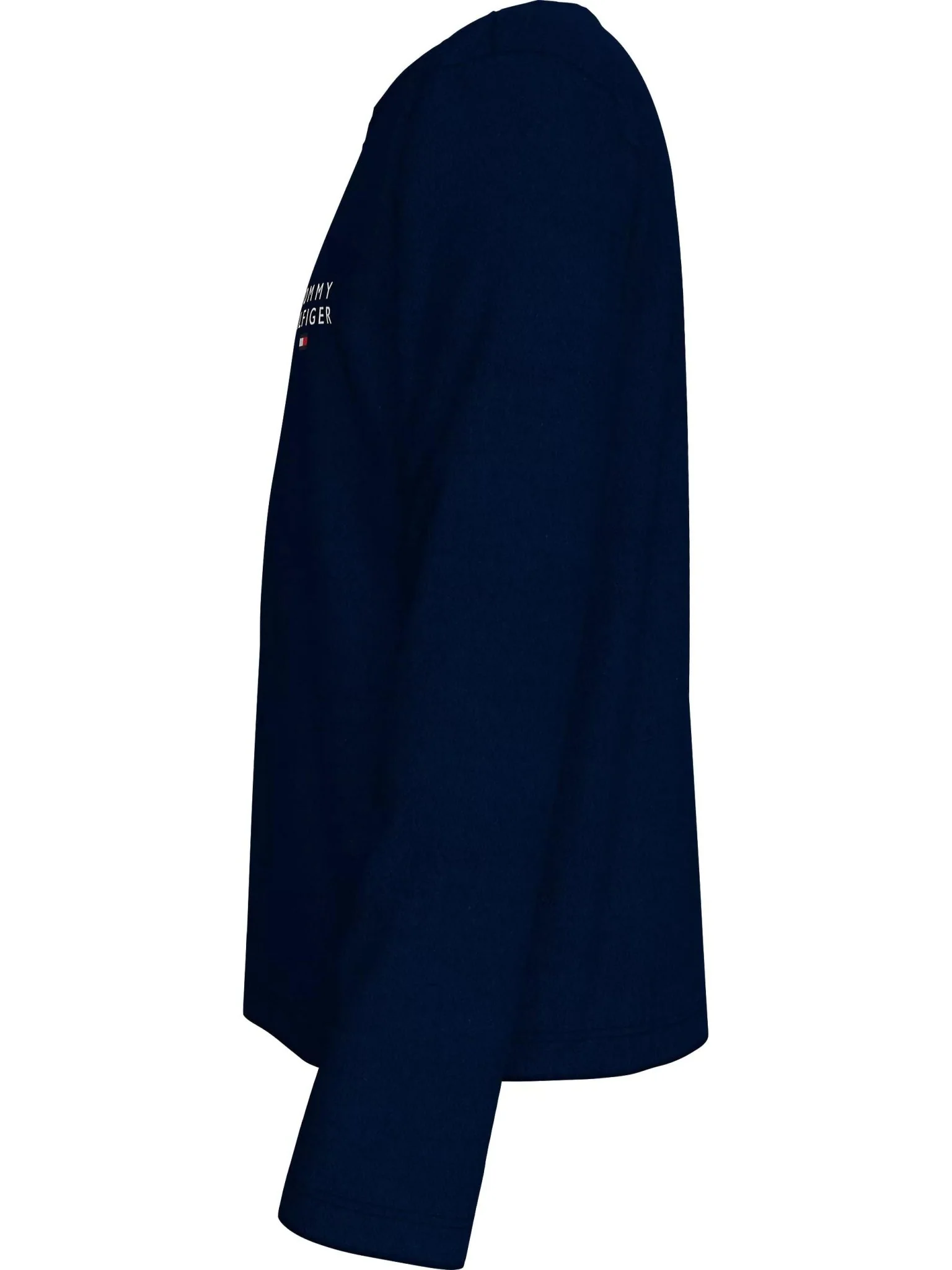 Boys Tartan Flannel Pyjama Set, Navy/Rouge - Image 4