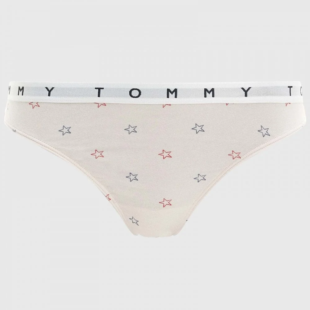 Cotton 3-Pack Thong, Twilight Indigo/Star/Primary Red - Image 2