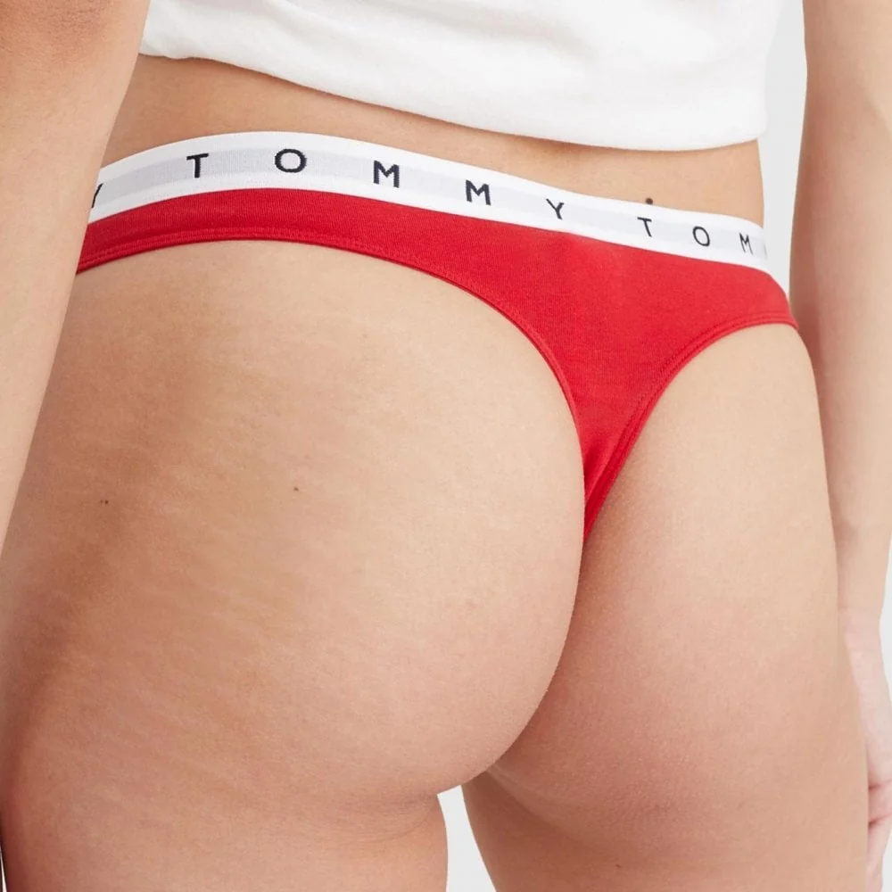 Cotton 3-Pack Thong, Twilight Indigo/Star/Primary Red - Image 5