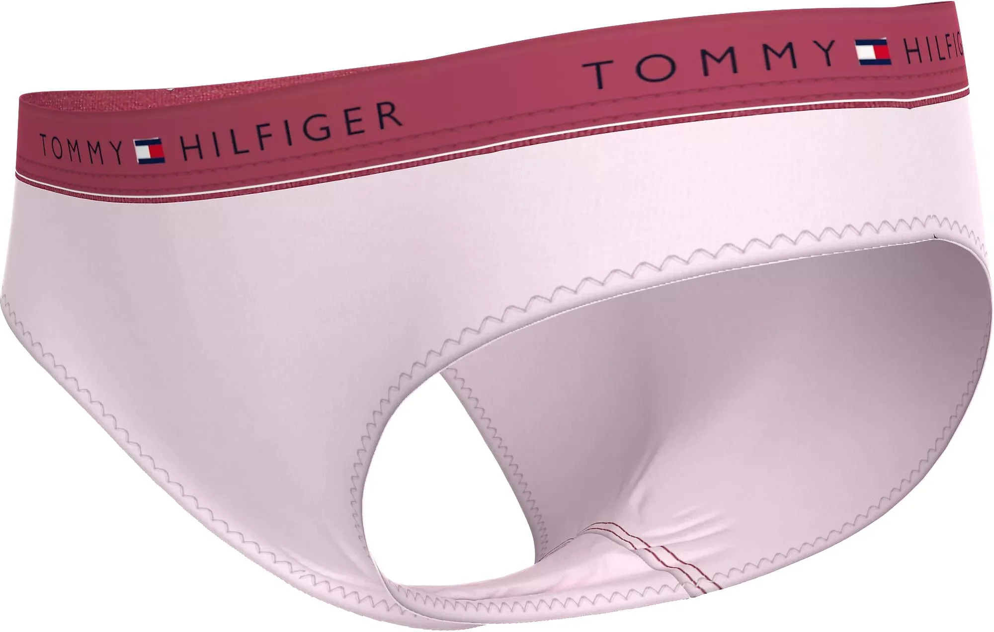 Girls 2-Pack Heritage Logo Bikini Briefs, Light Pink / Deep Rouge - Image 3