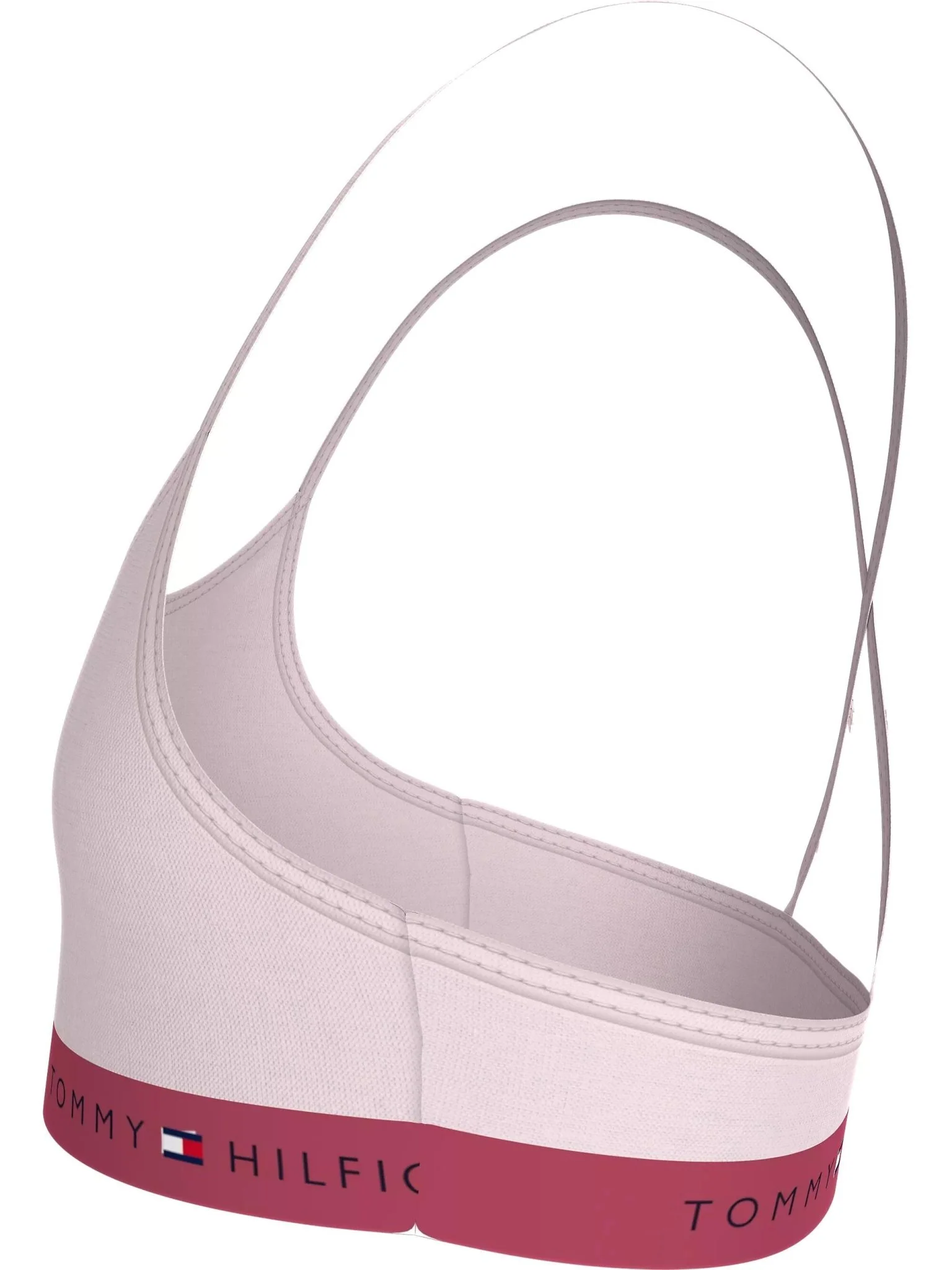 Girls 2-Pack Heritage Logo Strappy Bralette Set, Light Pink / Deep Rouge - Image 4