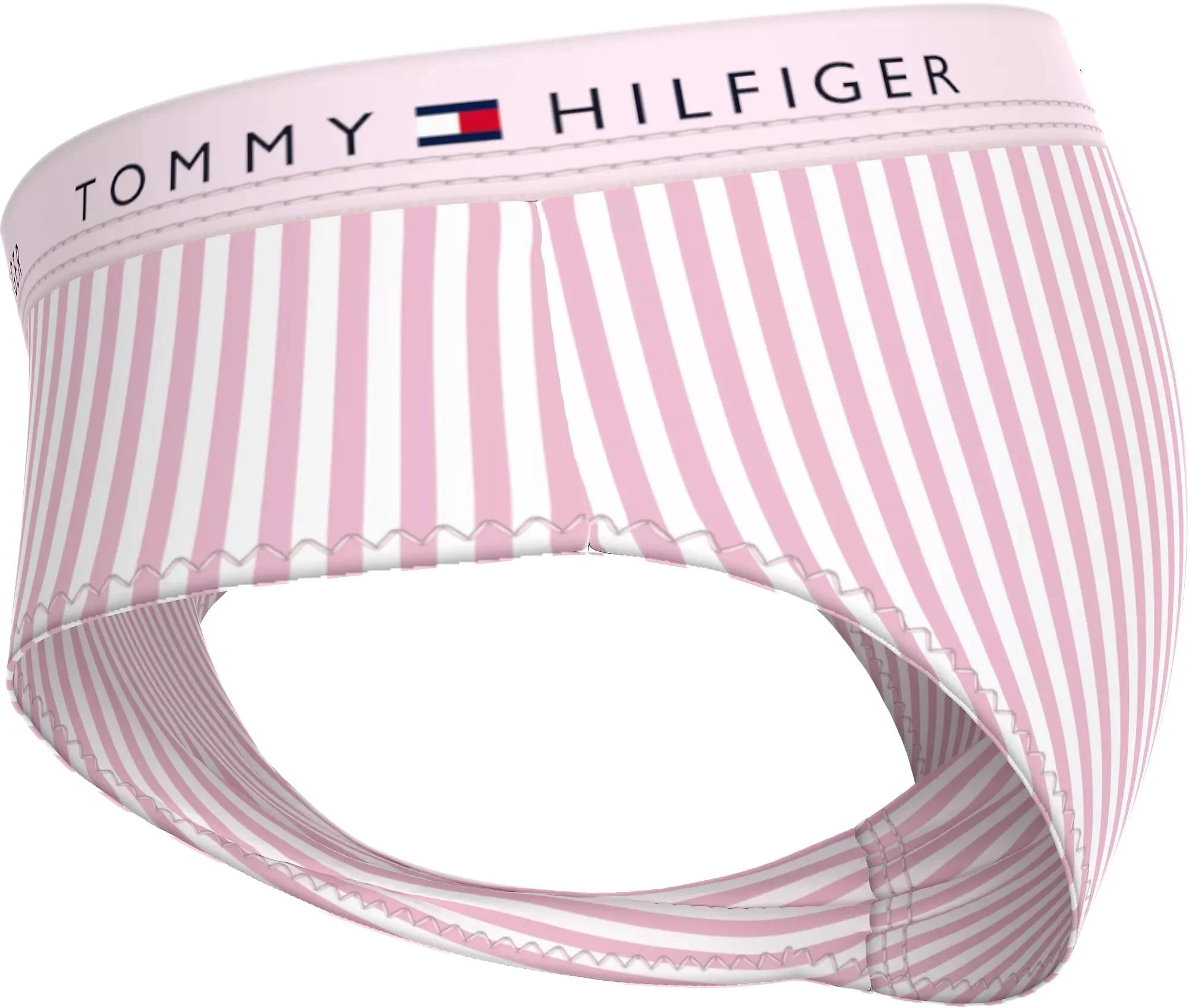 Girls 2-Pack Ithica Stripe Print Hipster Briefs, Pink/Navy - Image 4