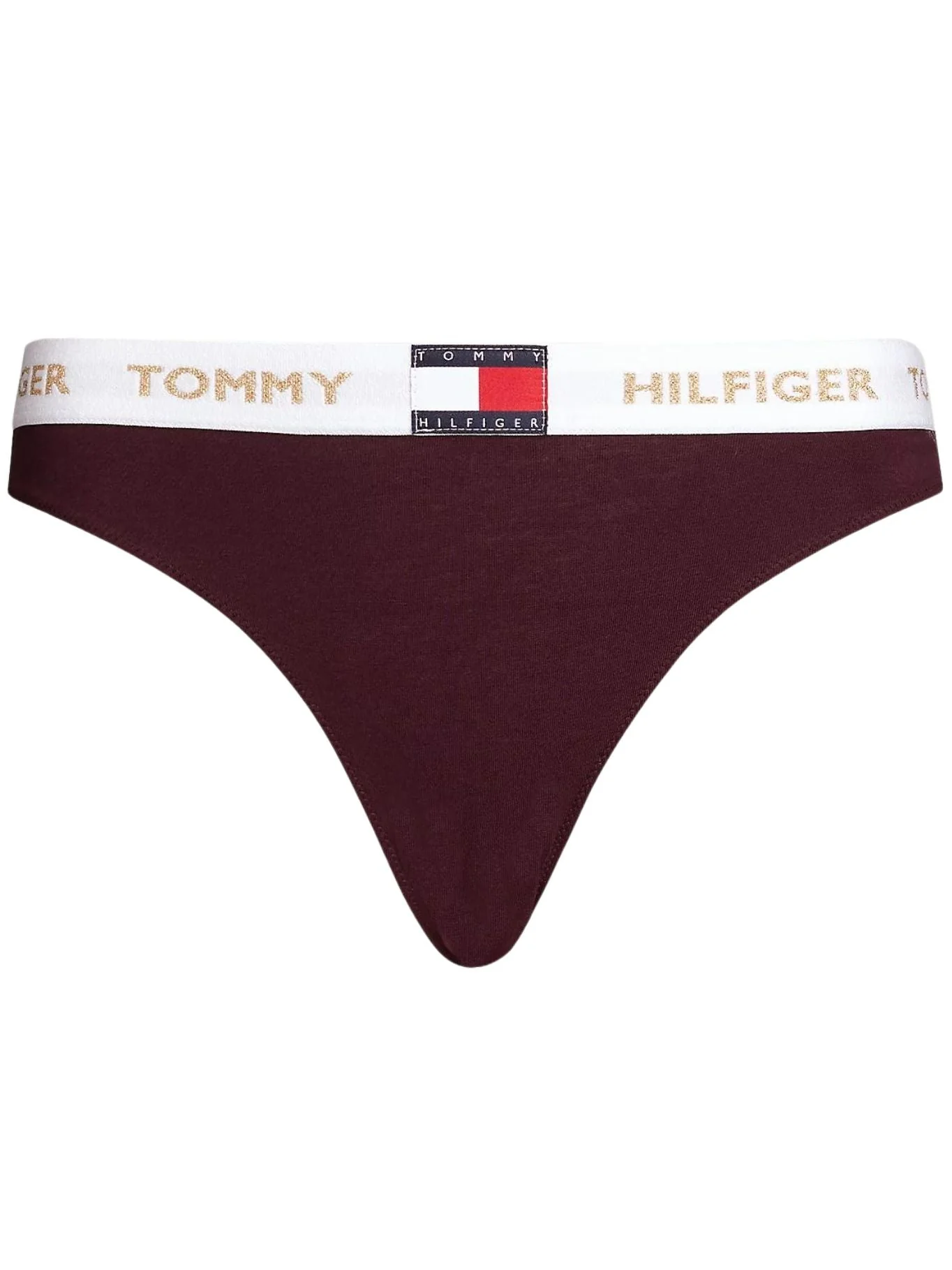 Golden Heritage Bikini Brief, Burgundy