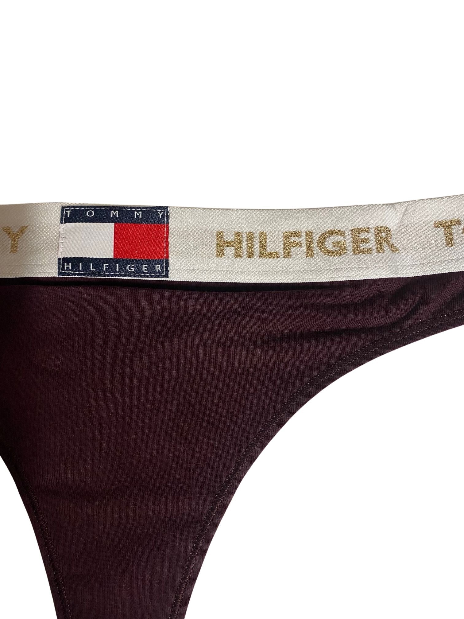 Golden Heritage Thong, Burgundy - Image 2