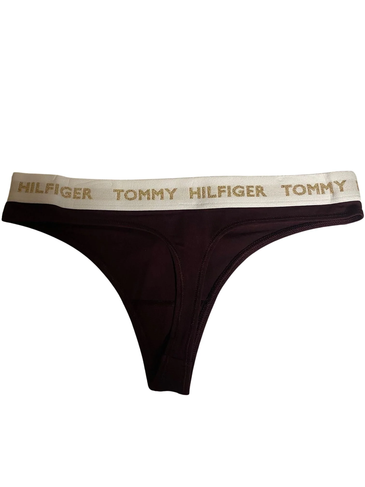 Golden Heritage Thong, Burgundy - Image 3