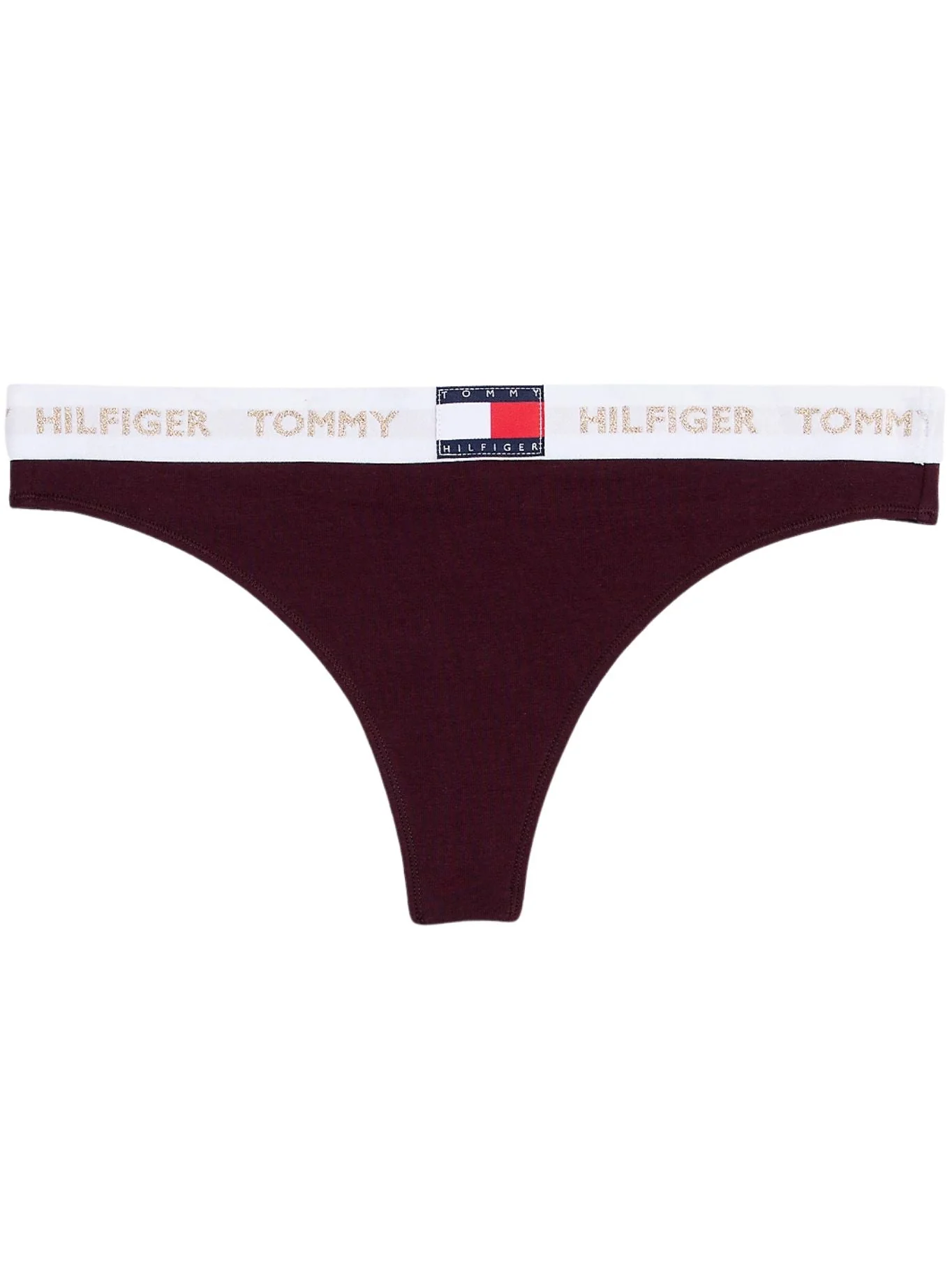 Golden Heritage Thong, Burgundy - Image 4