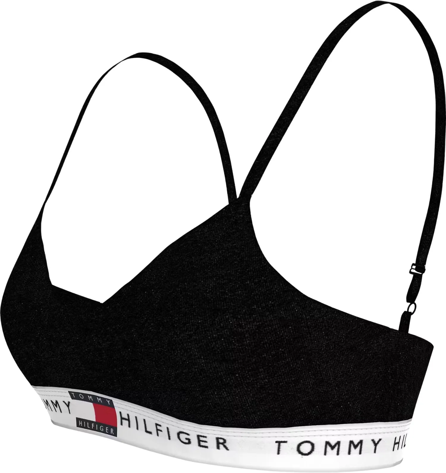 Heritage Cotton Push-Up Bralette, Black - Image 3
