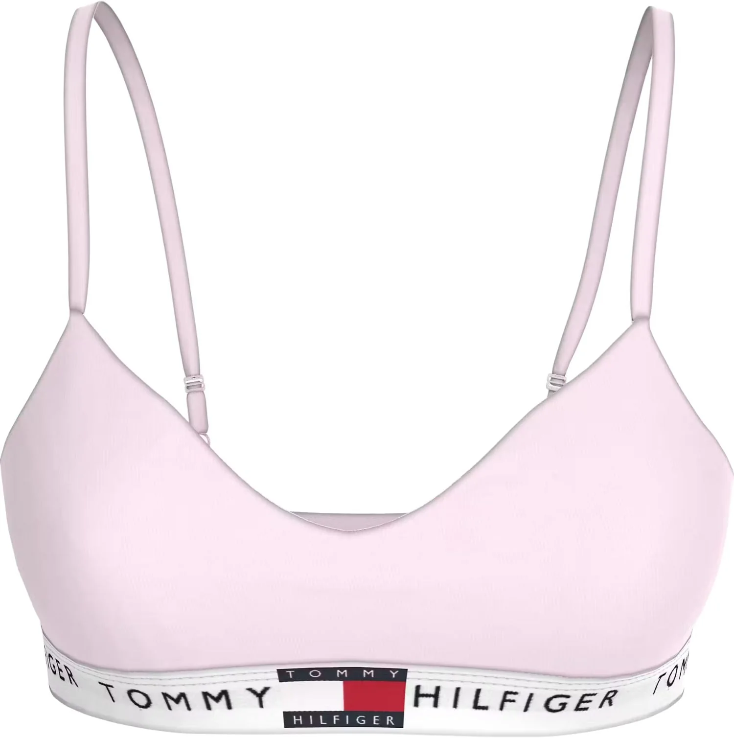 Heritage Cotton Push-Up Bralette, Light Pink