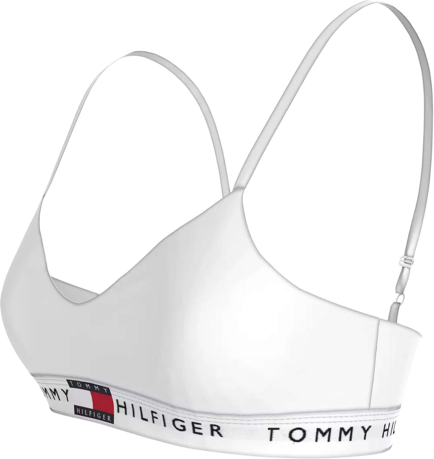 Heritage Cotton Push-Up Bralette, White - Image 3