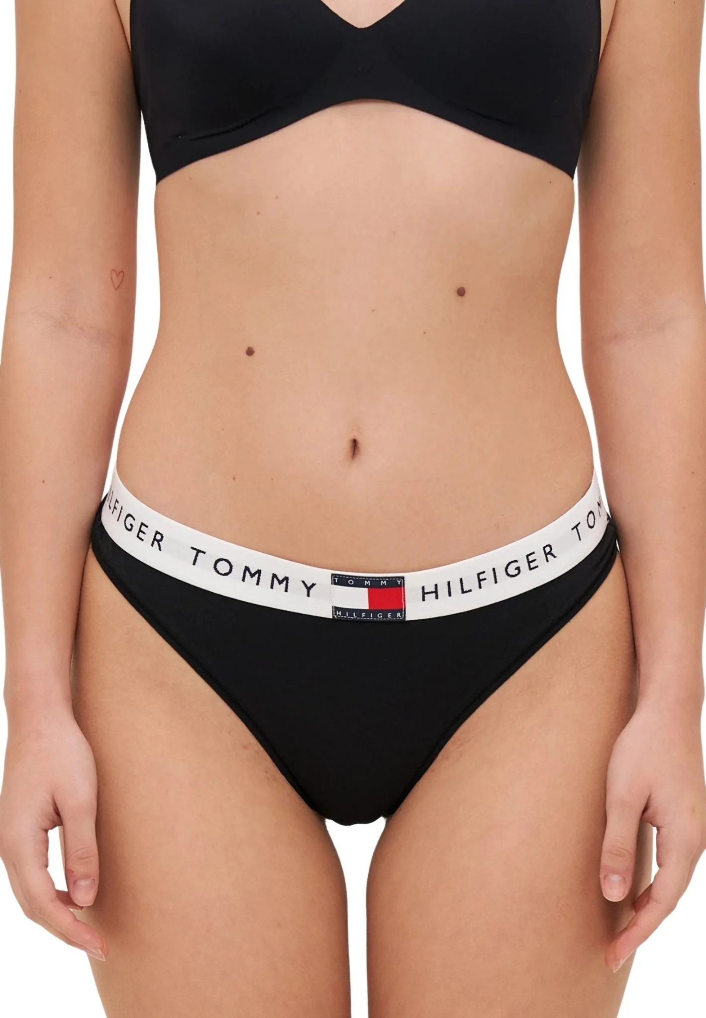Heritage Cotton Thong, Black - Image 2