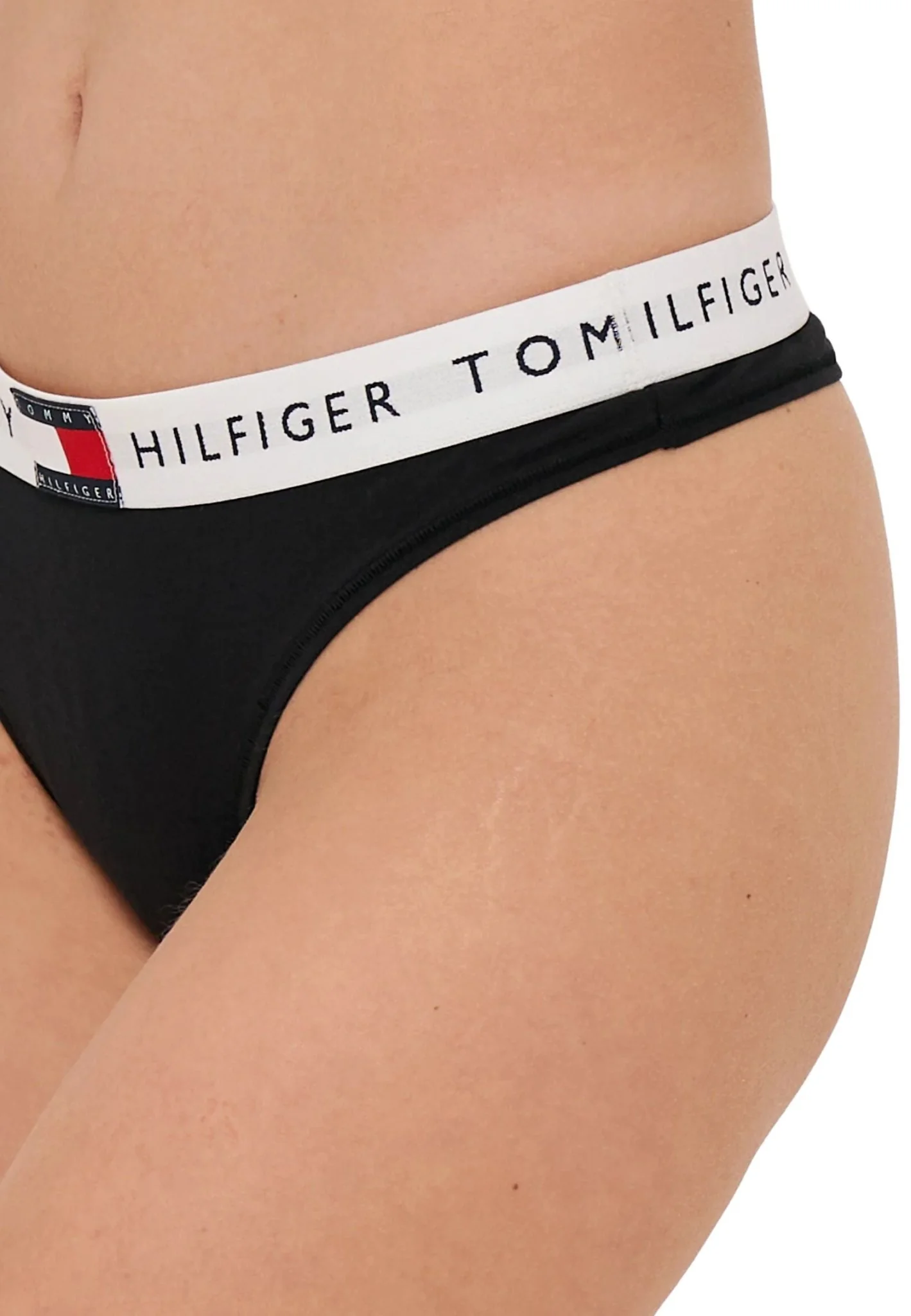 Heritage Cotton Thong, Black - Image 4