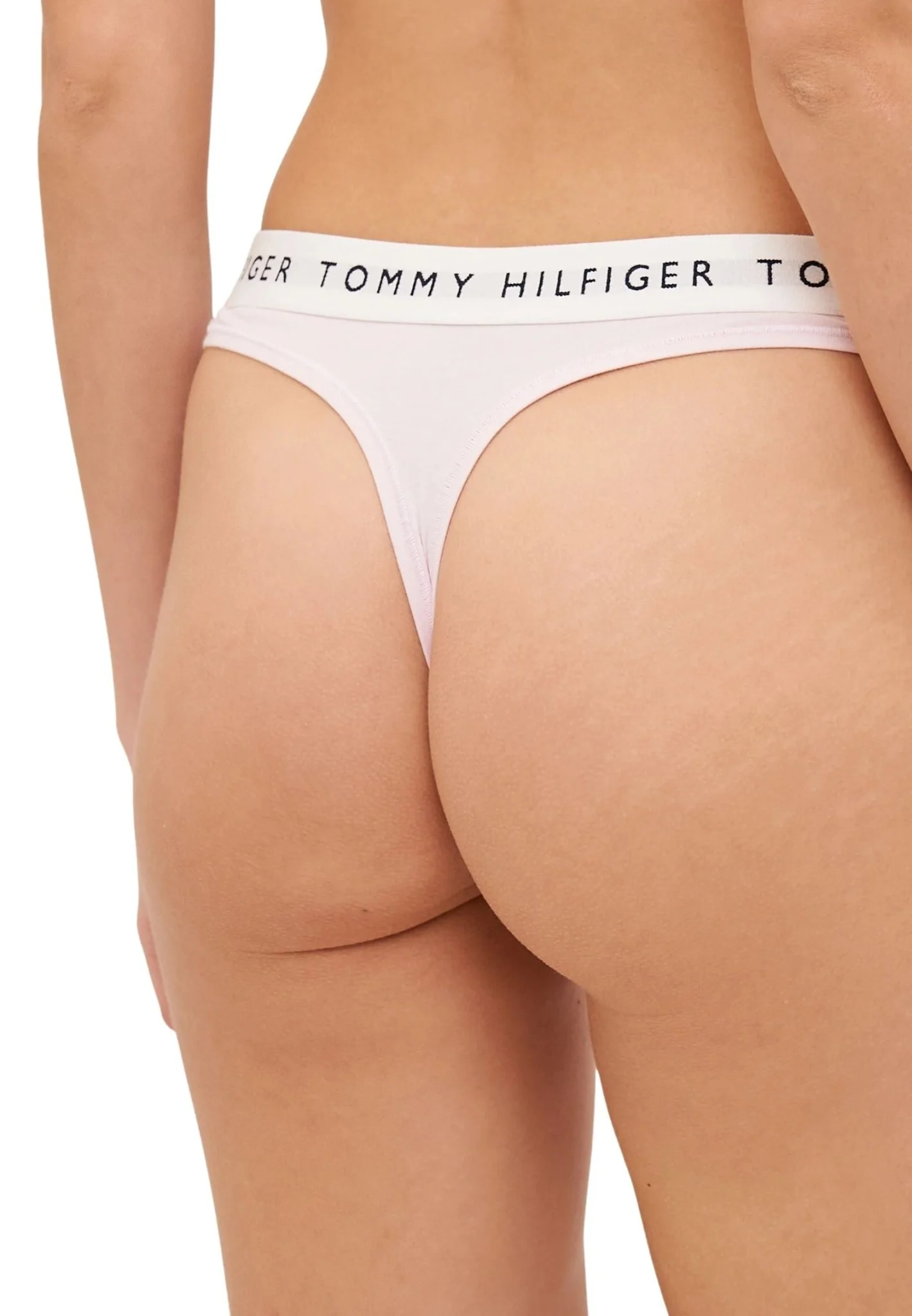 Heritage Cotton Thong, Light Pink - Image 3