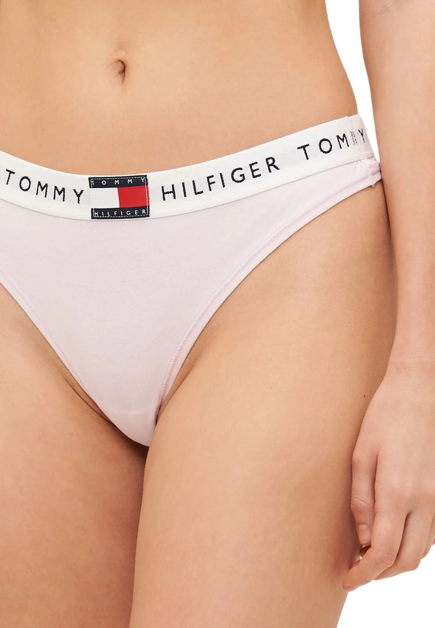 Heritage Cotton Thong, Light Pink - Image 4