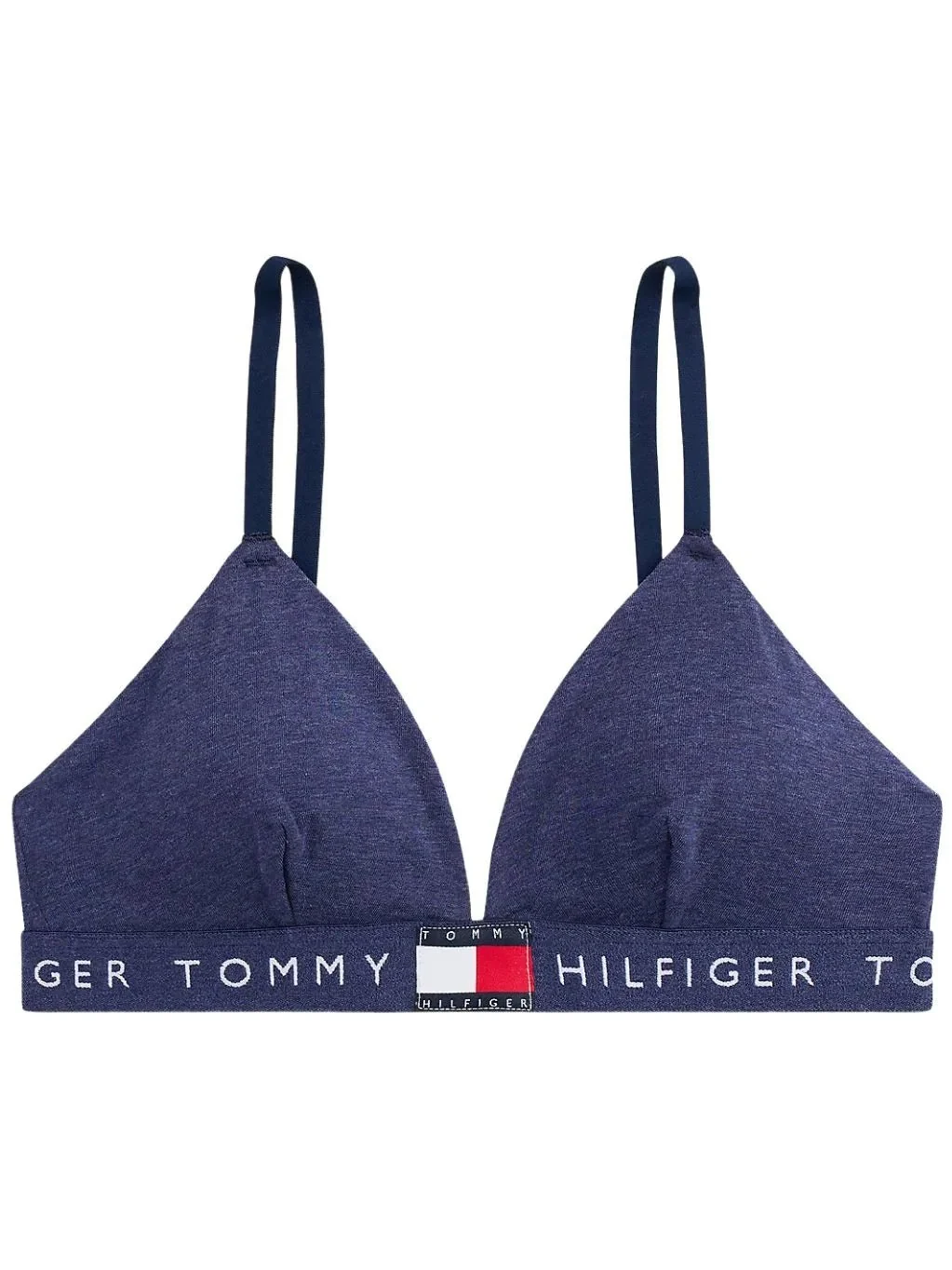 Heritage Logo RP Triangle Bra, Navy Heather