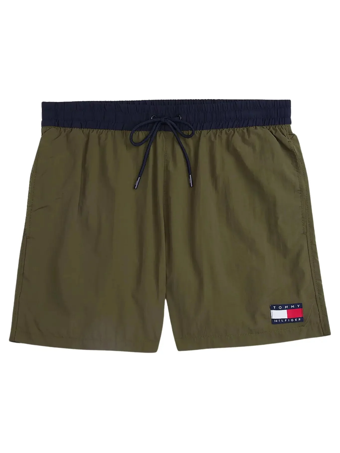 Heritage Mid Length Swim Shorts, Army Green