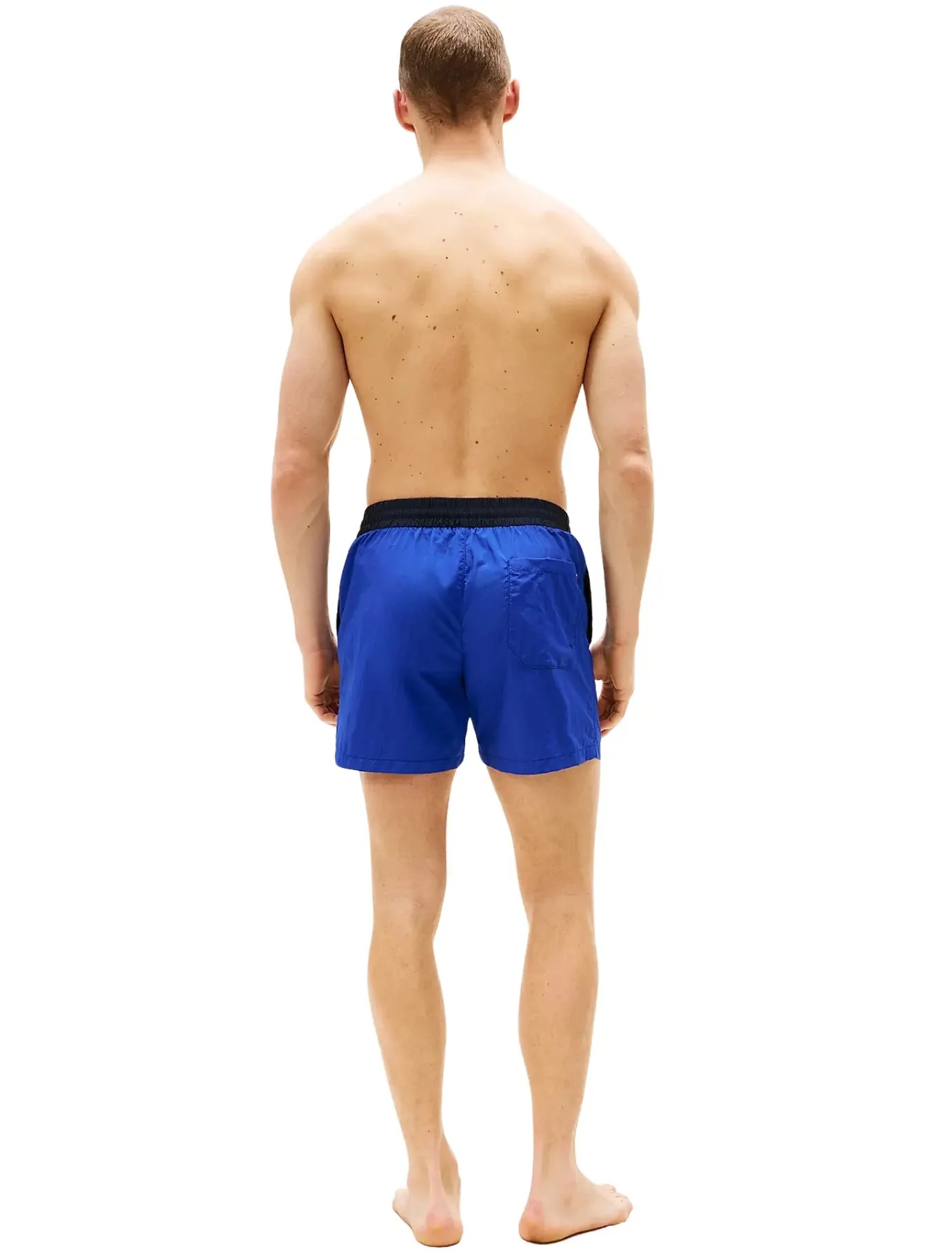 Heritage Mid Length Swim Shorts, Wedge Blue - Image 3