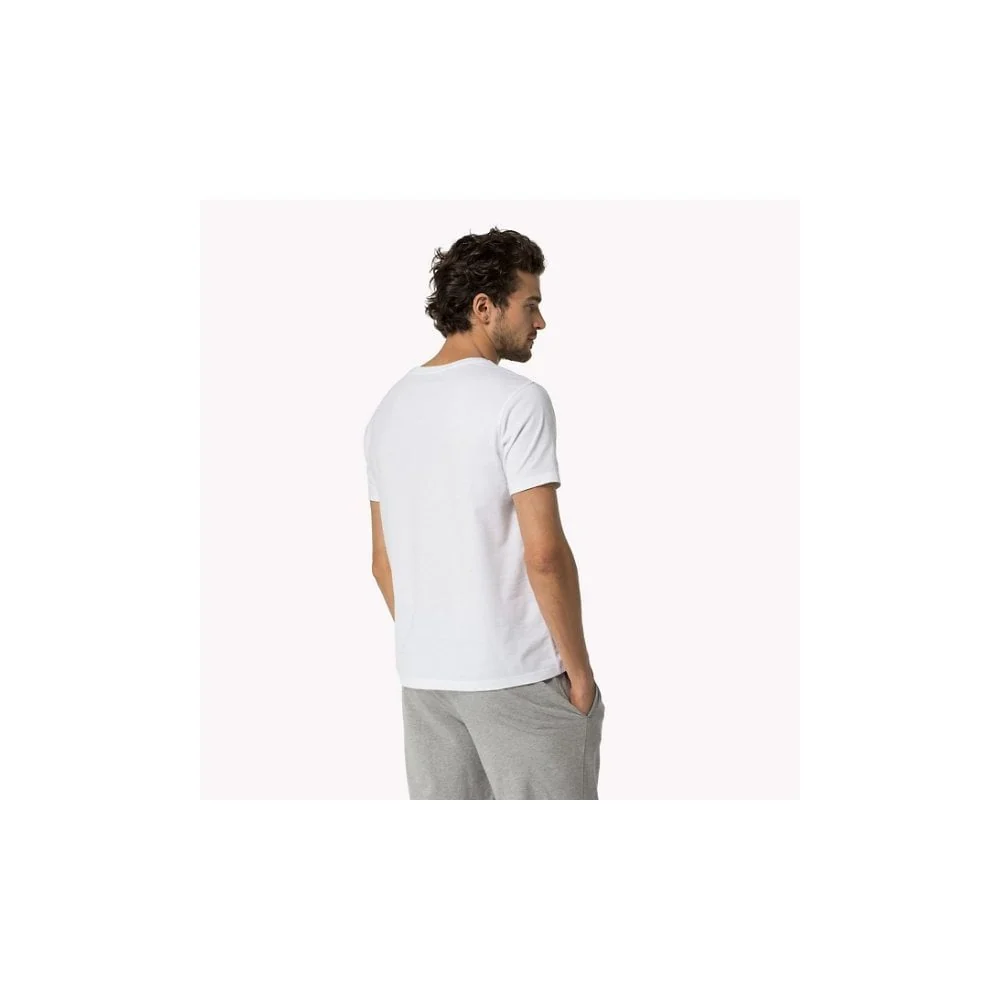 Icon Logo Crew Neck T-Shirt, White - Image 4