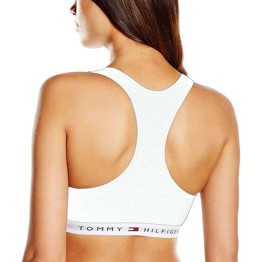 Iconic Cotton Bralette, White - Image 2