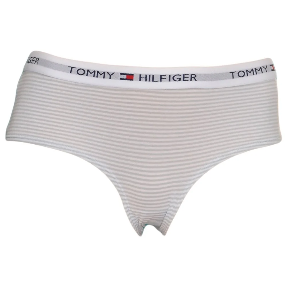 Iconic Cotton Shorty Brief, Blue Stripe