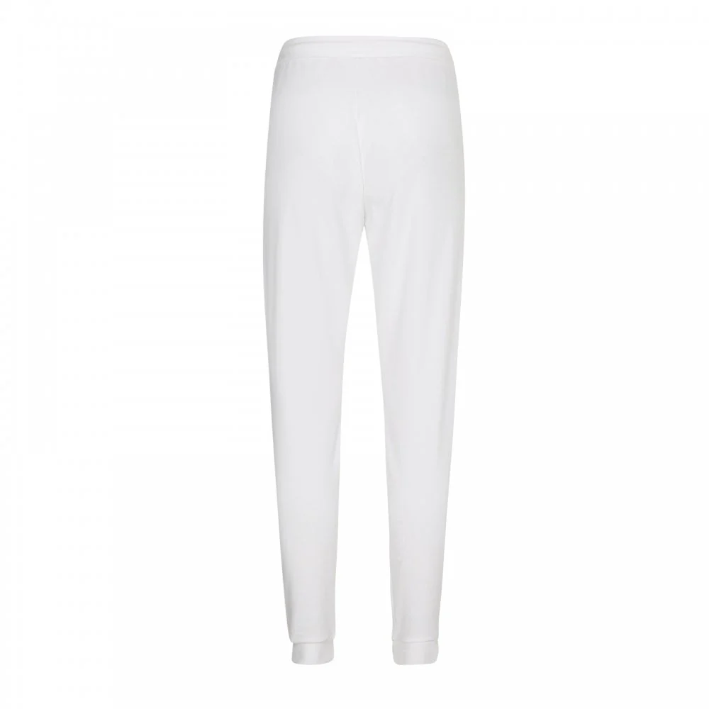Logo Embroidered Tapered Track Pants, White - Image 2