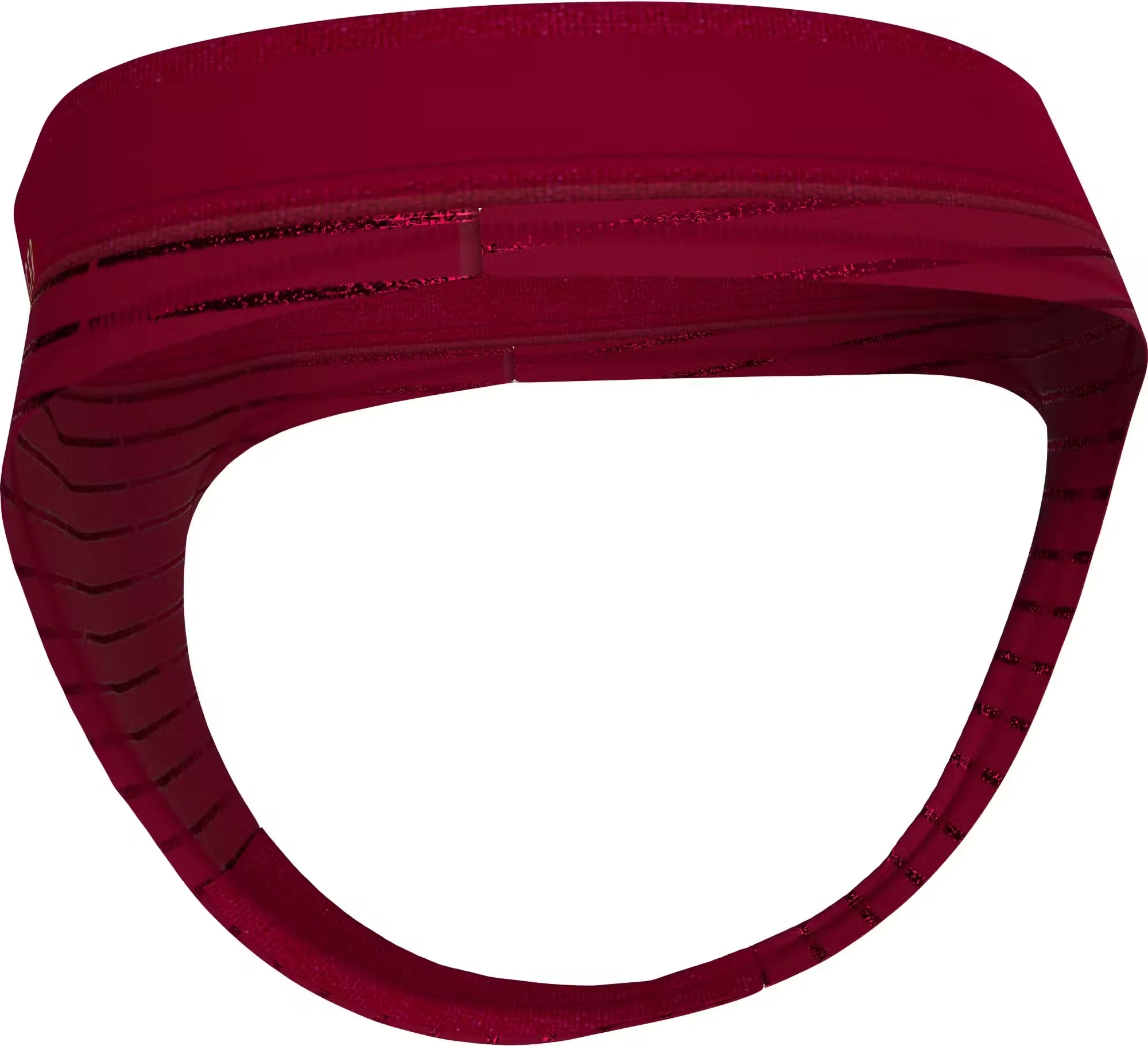 Lurex Pinstripe Thong, Deep Rouge - Image 5