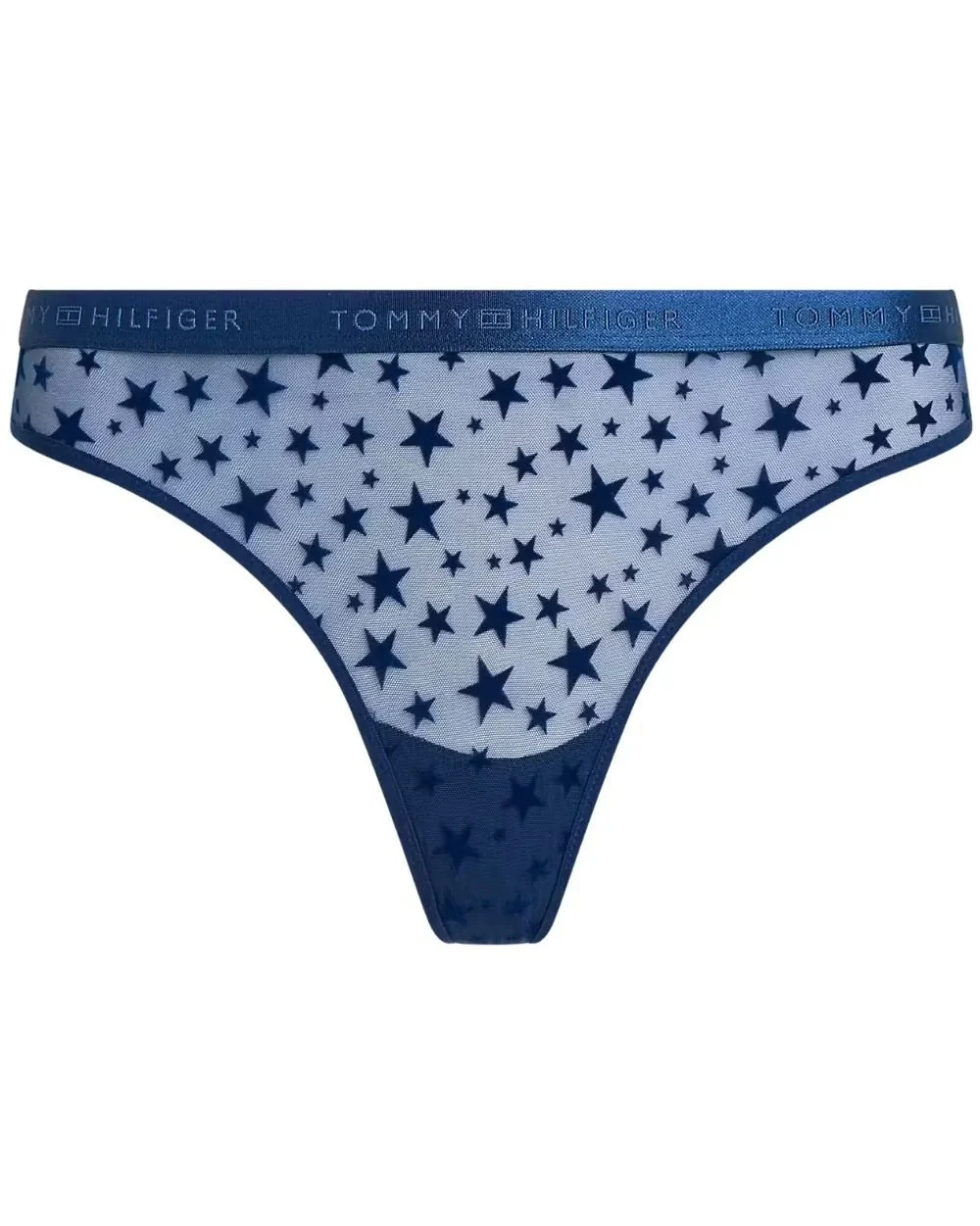 Mesh Stars Thong Gift Set, Preppy Navy