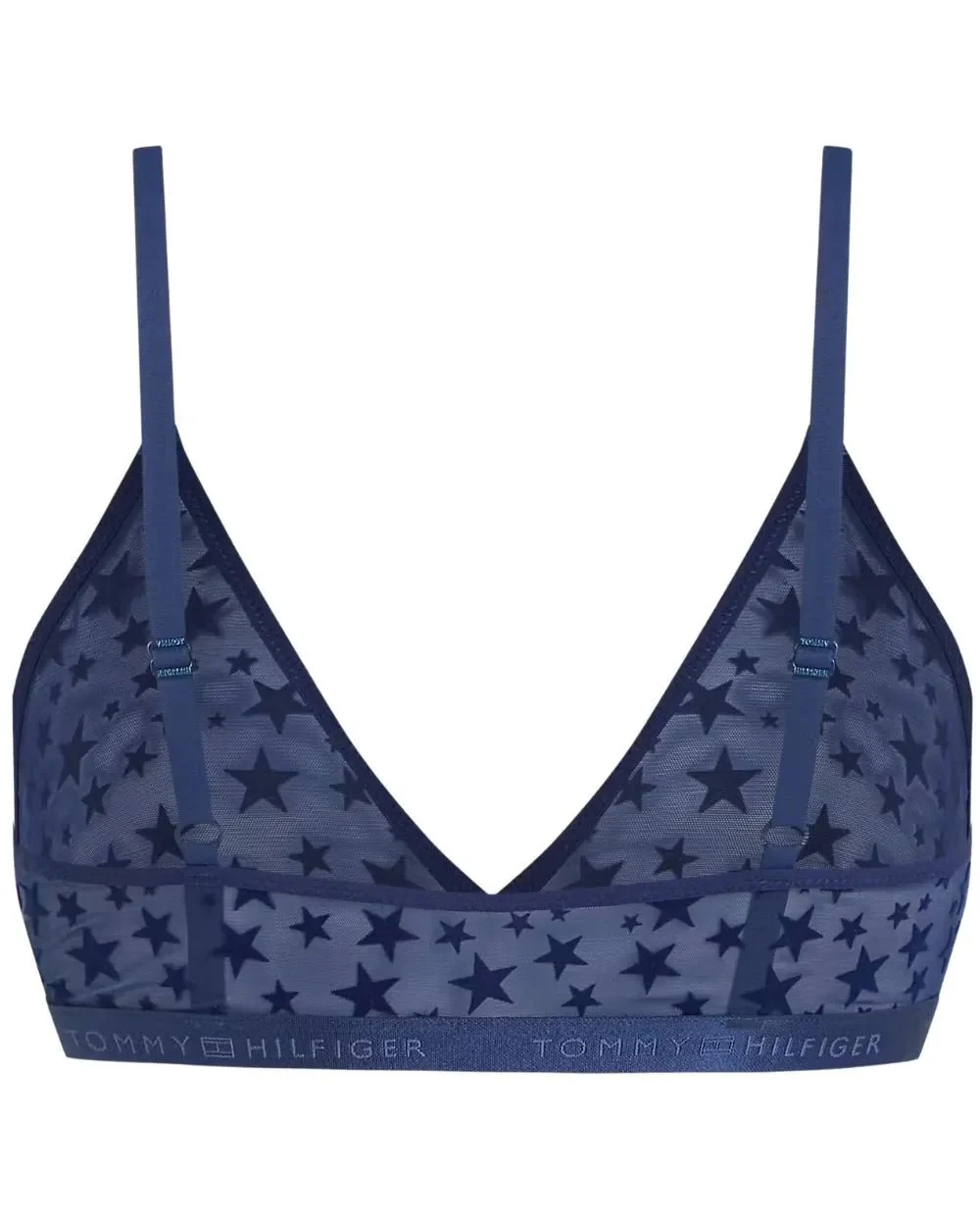 Mesh Stars Triangle Bra Gift Set, Preppy Navy - Image 4