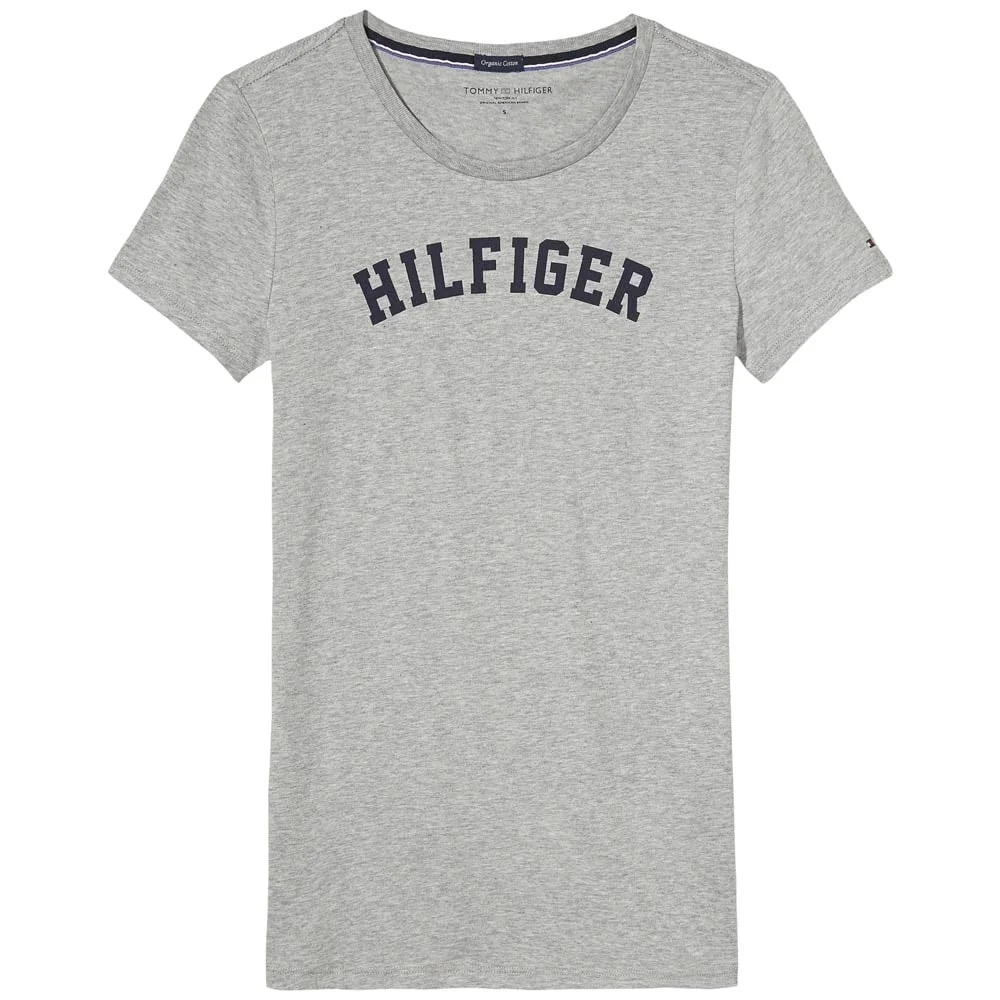 Organic Cotton Short Sleeved Crew Neck T-Shirt, Heather Grey