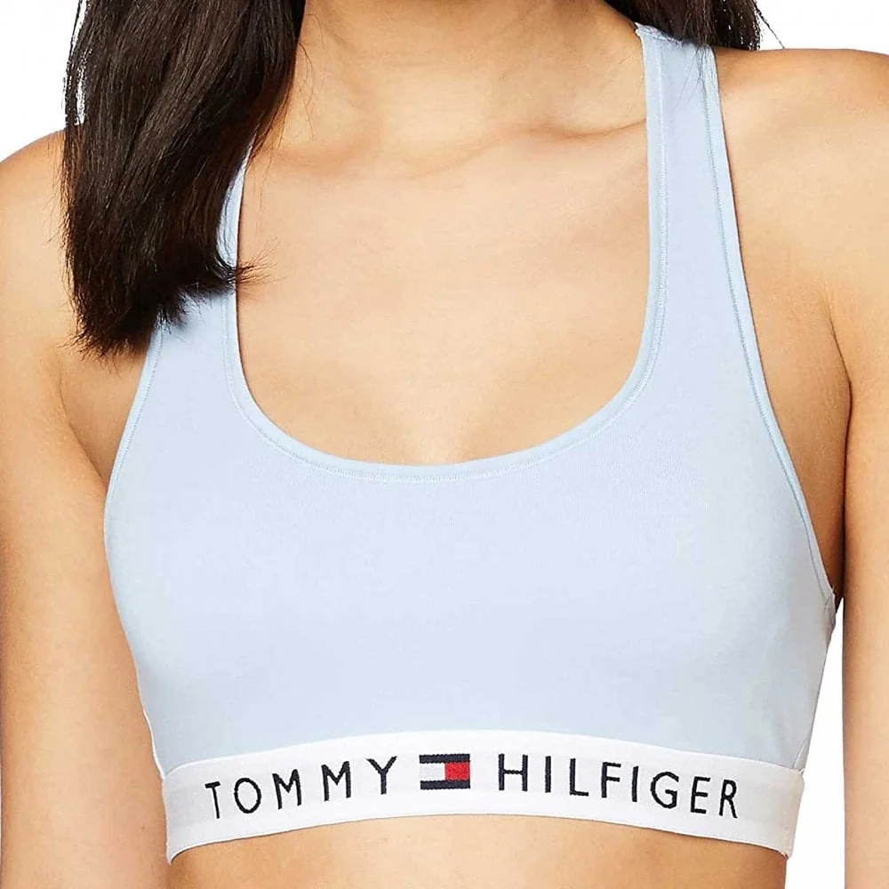 Original Cotton Bralette, Cashmere Blue - Image 2