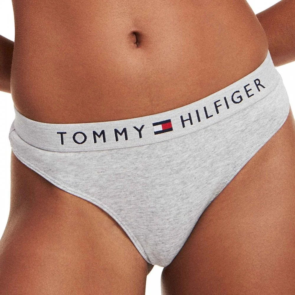 Original Logo Thong, Grey - Image 2