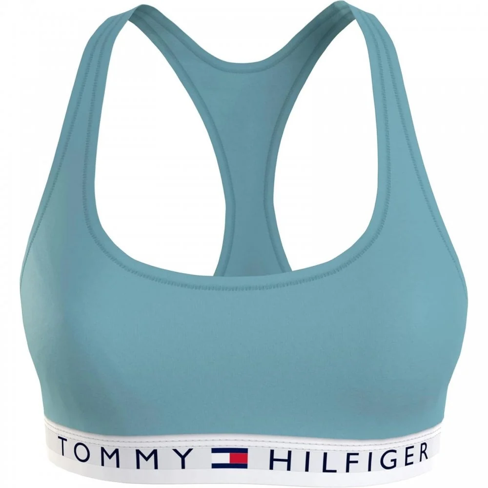 Original Organic Cotton Bralette, Tidal Teal