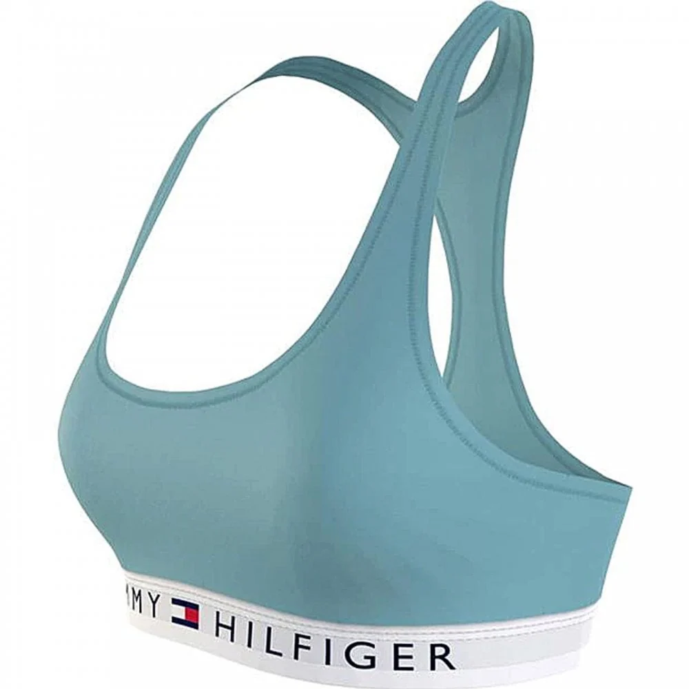 Original Organic Cotton Bralette, Tidal Teal - Image 2