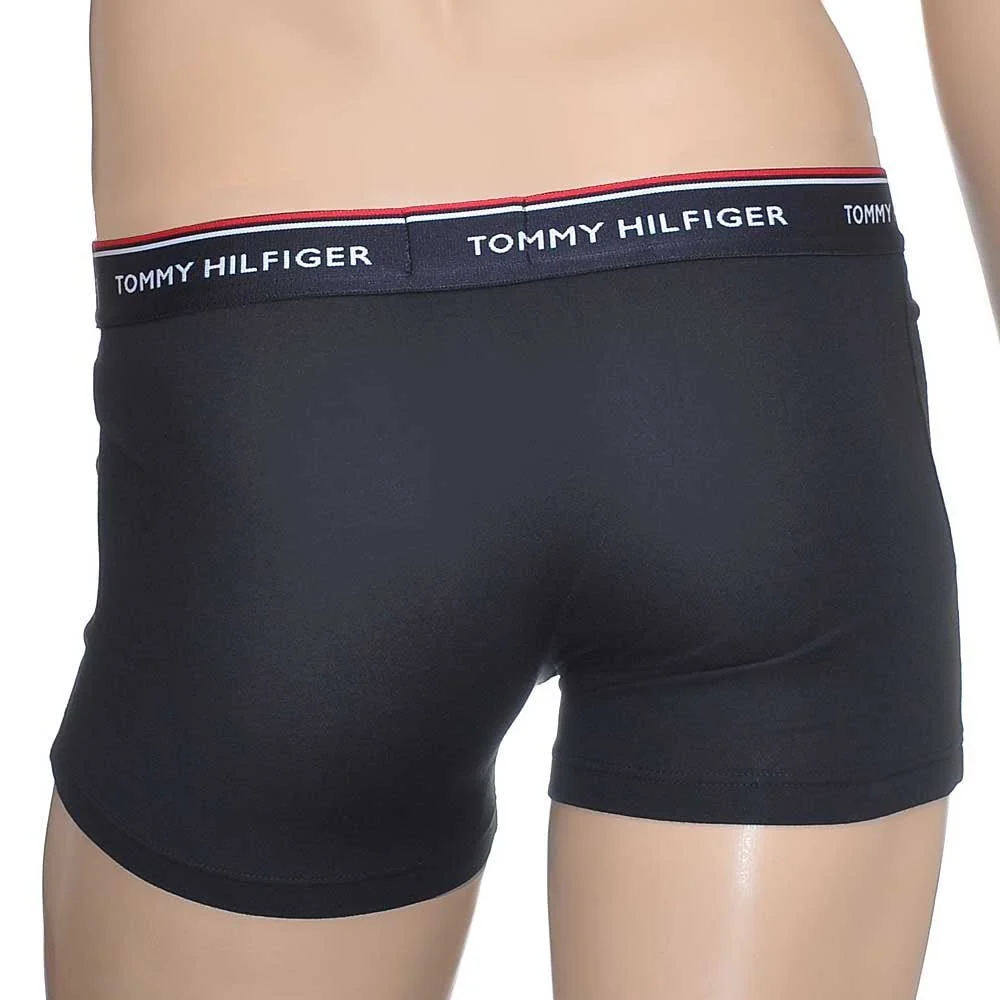 3-Pack Premium Essential Boxer Trunks, Black - Image 3