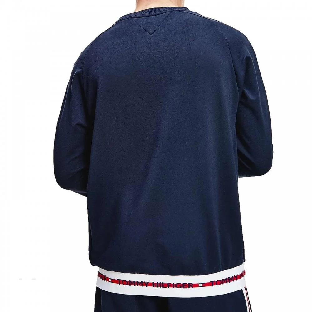 Repeat Logo Track Top Hawk Sweatshirt, Desert Sky - Image 3