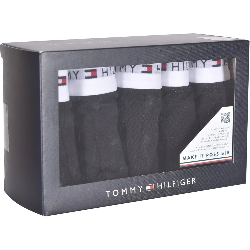 5-Pack Signature Cotton Men's Briefs, Black/white - Image 3