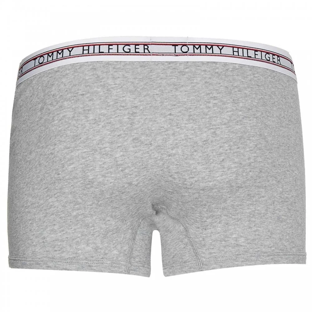 Signature Tape Waistband Trunks, Light Grey Heather - Image 2