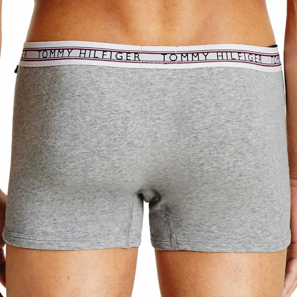 Signature Tape Waistband Trunks, Light Grey Heather - Image 4