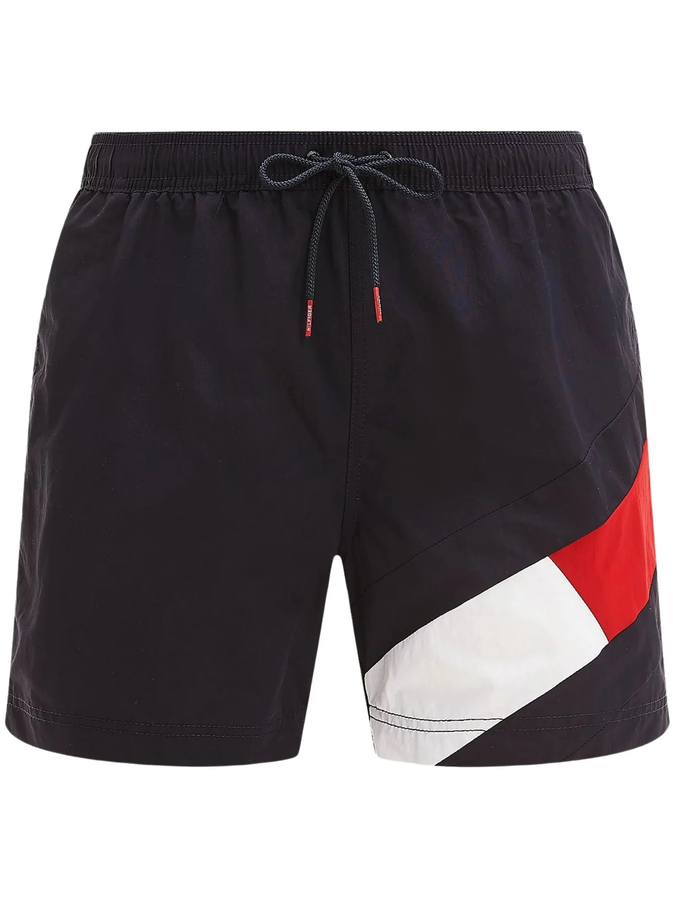 Slim Fit Medium Drawstring Swim Shorts, Navy