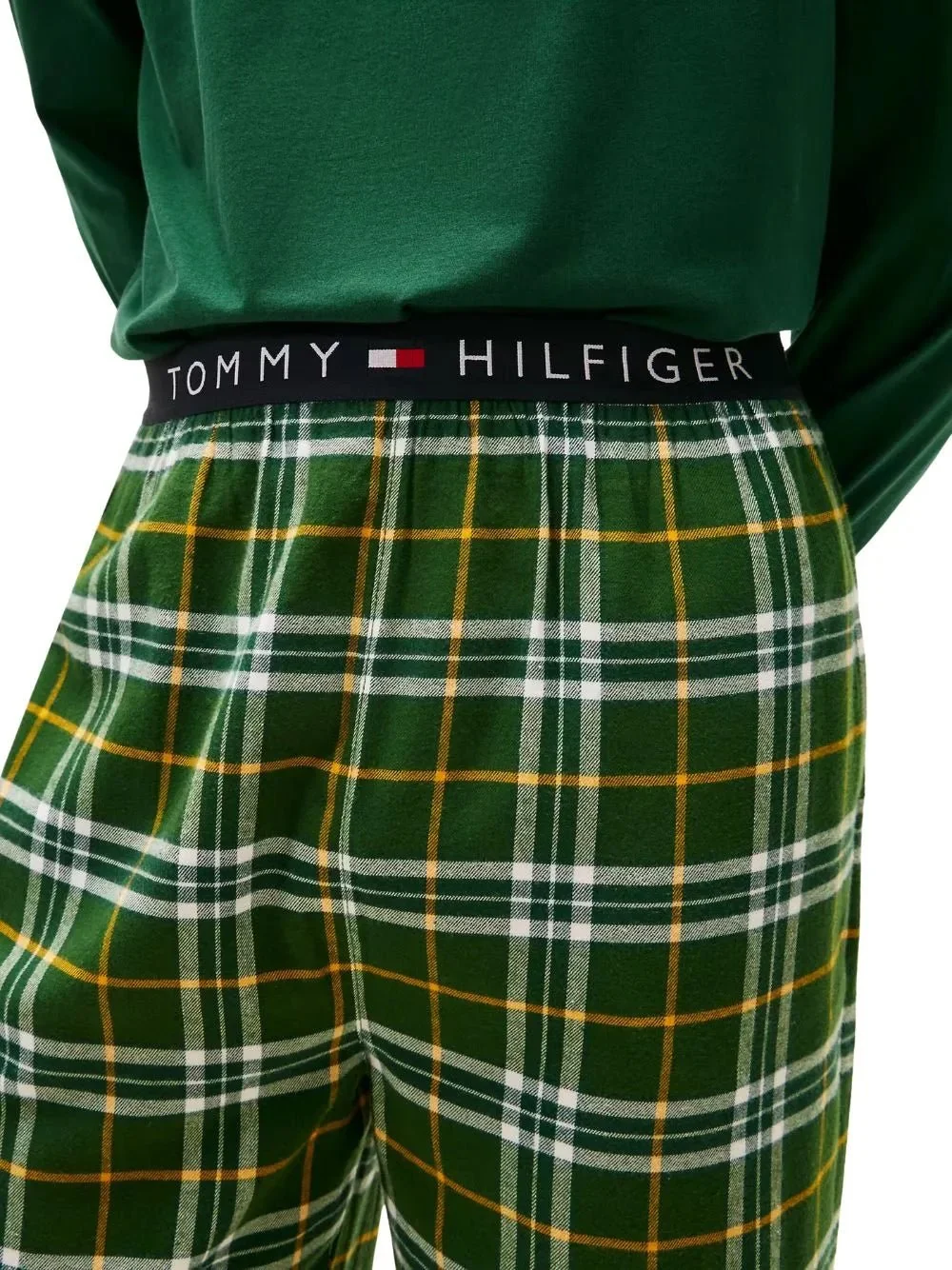 Tartan Flannel Pyjama Set, Orion Green - Image 3