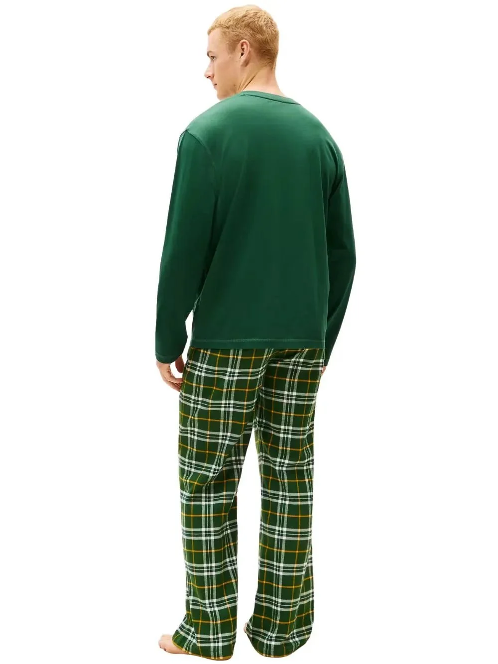 Tartan Flannel Pyjama Set, Orion Green - Image 4