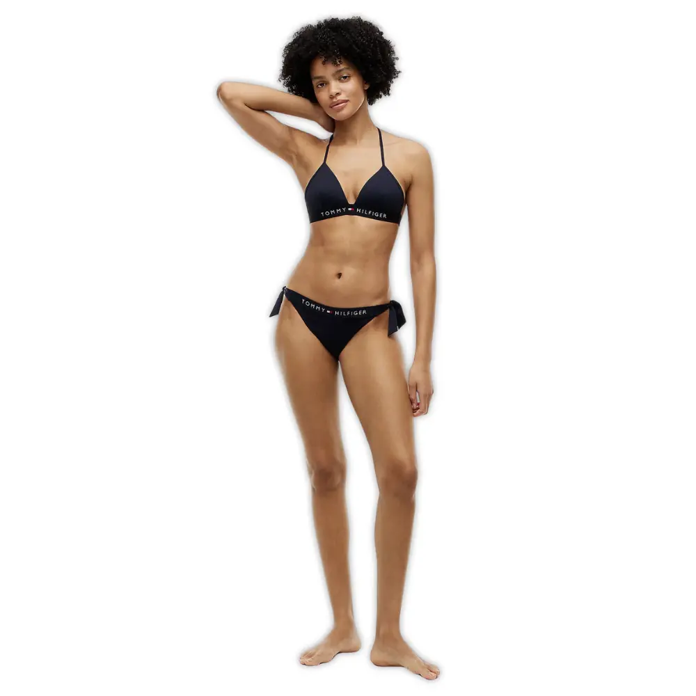 TH Original Cheeky Side-Tie Swim Bikini Bottoms, Navy - Image 5