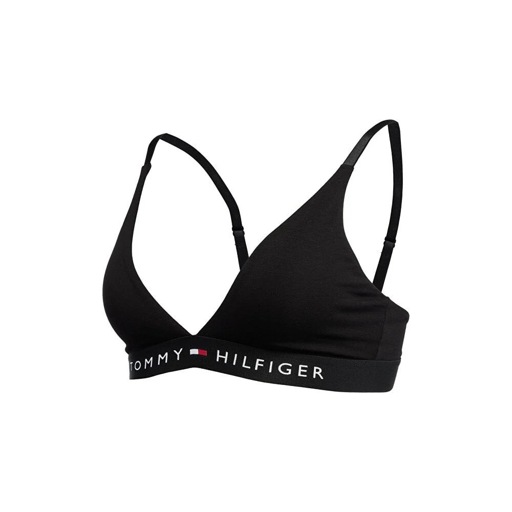 TH Original Unlined Triangle Bra, Black - Image 5