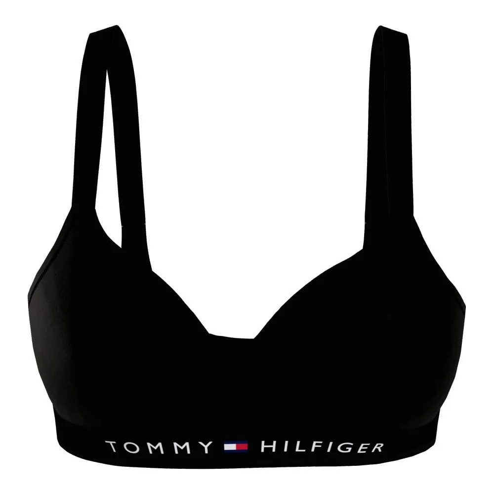 TH Original V-Neck Padded Bralette, Black