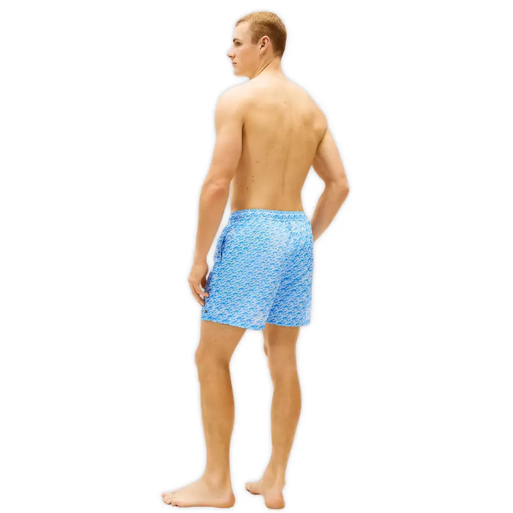 TH Script Print Swim Shorts, Cyanotype Blue Spell - Image 4