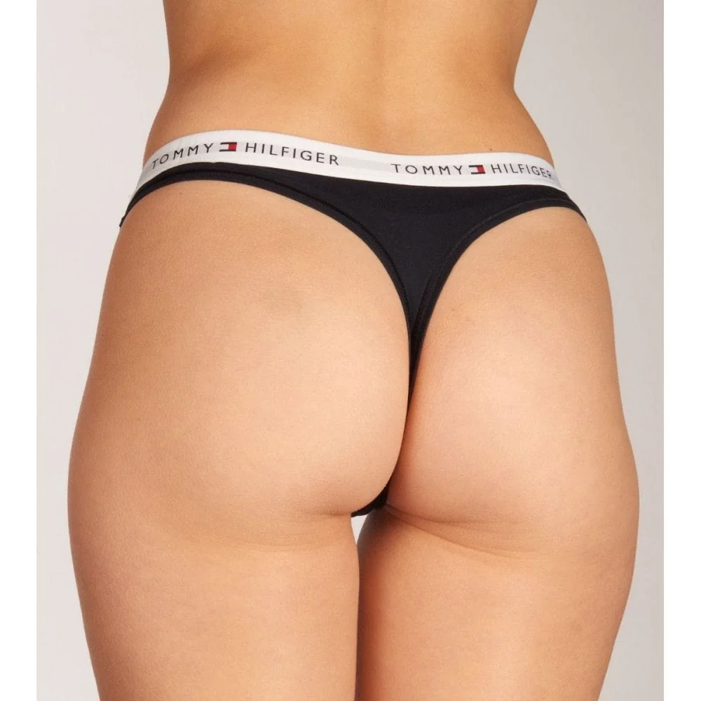 Tommy Icons Thong, Navy - Image 2